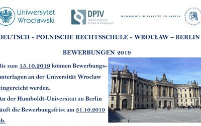 DPRS – BEWERBUNGEN 2019